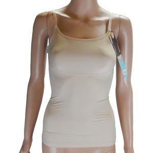 Assests Shaping Cami Women's Nude Light-Weight Shaping Tank Top Total Tummy Cont